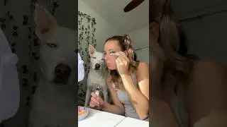 Copying my dogs natural makeup💄😂 