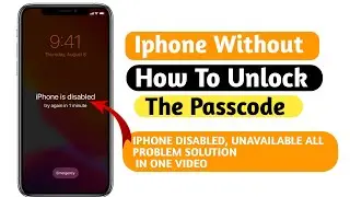 Iphone Passcode Unlock X/XS/XS MAX At Home Without Any Paid Tool 2023