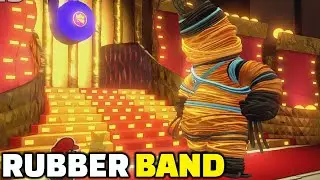 Paper Mario: The Origami King | The Elastic Entertainer Rubber Band Boss Fight