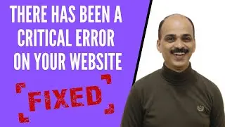 There Has Been A Critical Error On Your Website | Causes And Fix 2022