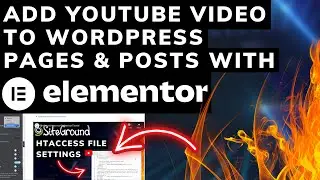 Add YouTube Video To WordPress Pages & Posts with Elementor