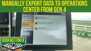 Manually Export Data From a Gen 4 Display to Operations Center