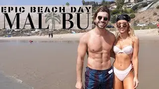 EPIC Beach Day in Malibu 🏖 | Robbi Jan