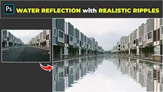 Best Way to Make Water Reflection with Realistic Ripples - Photoshop Tutorial