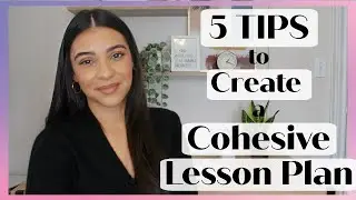 How To Create A Lesson Plan| New Teacher