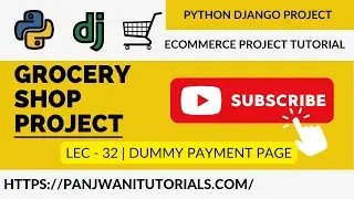 #32 Online Grocery Shop Project | Python Django | Payment Page