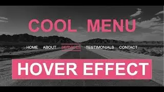 Menu Hover Effect CSS