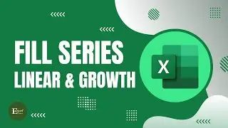 How to Use Fill Series | Linear Growth Pattern | Excel Tutorials No 50