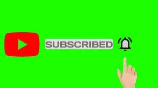 New subscribe & bell green screen video for YouTube | Copyright  Free | Green screen video