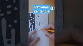 patrones para Zentangles ☝🏼 video completo! #zentangles #clasearte