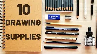 10 Drawing Supplies for Beginners -How To Choose Art Materials