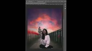 Sky replacement in Photoshop - Tutorial ! #shorts #photoshop