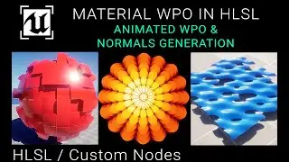 UE 5.4 - Animated WPO & Normal Map Generation Tutorial