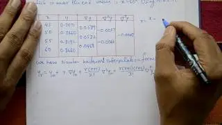 Newton's backward interpolation formula best & simple example(PART-3)