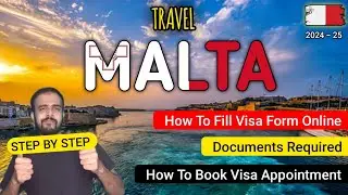 Malta Tourist visa 2024 🇲🇹 | How to apply Malta Tourist visa form online | Schengen visa. #malta