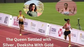 1500m Women The Queen Settled with Silver while DEEKSHA WITH GOLD 62nd National Inter State Senior