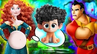 MERIDA AND GASTON WILL HAVING A BABY! 👶🏻