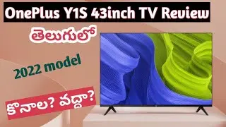 OnePlus Y1S 43inch FHD tv review in Telugu| OnePlus Full HD TV|2022|