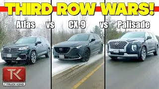 2021 Shootout: Hyundai Palisade vs Volkswagen Atlas vs Mazda CX-9 - We Compare Size, Price and More