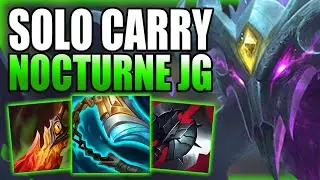 NOCTURNE JUNGLE IS THE EASIEST CHAMPION TO SOLO CARRY GAMES WITH! - Gameplay Guide League of Legends