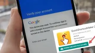 How to Bypass Google verify FRP Quick Shortcut Maker method QuickShortcutMaker wordpress Blog