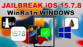 ✅🔥 New Jailbreak iOS 15.7.8 on Windows using WinRa1n Jailbreak| PaleRa1n/Checkra1n Jailbreak Windows