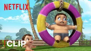 Playground Time! 🙂 Mighty Little Bheem | Netflix Jr