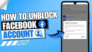 How to Unblock Facebook Account Friends 2024 ✅ | Android | iPhone