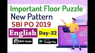 Important Floor Based Puzzles | SBI PO 2019 - Reasoning Ability in English | (Day -32)