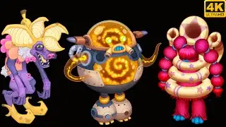 Rare Hyehehe, Epic Sooza, Epic Nebulob - Animation / Comparison / Breeding (My Singing Monsters) 4k