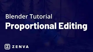 Proportional Editing in BLENDER - Blender Tutorial