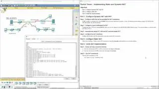 Cisco RnS - Lab 11.2.3.6 Packet Tracer - Implementing Static and Dynamic NAT