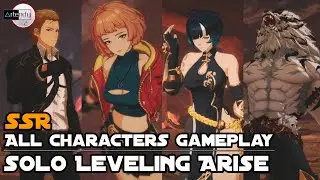 All Characters Gameplay Solo Leveling Arise [All SSR Characters]