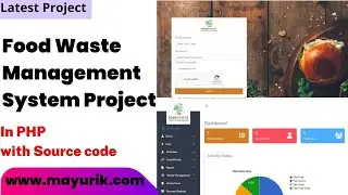 food waste management system project in php with source code | Source Code & Projects