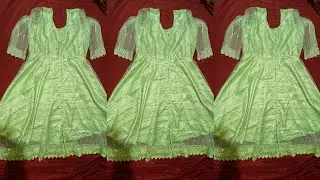 How to Cut a Front Open Frock | Trendy Front open frock design | Easy frock cutting step by step