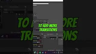 How to change OBS Studio Scene Transitions!