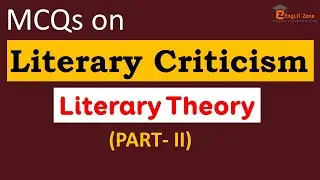 MCQ on Literary Criticism || MCQ on Literary Theory || UCG NET English Literature