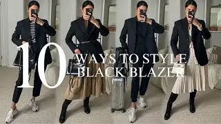 HOW TO STYLE A BLACK BLAZER- 10 OUTFIT IDEAS | The Allure Edition