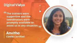 How did Digital Vidya help Anvitha to learn new skills?