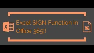 How to Use Excel SIGN Function in Office 365? Geek Excel