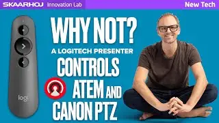 Control an ATEM (or Anything Really) with a Logitech Presenter and SKAARHOJ Blue Pill Server