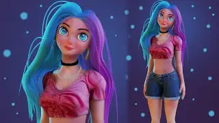 Disney Character in Blender