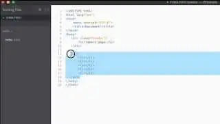 emmet zend coding , code faster, how to make a website,how to install emmet in brackets