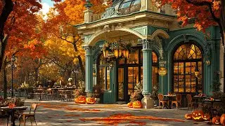 Nostalgic Jazz Music at Autumn Day Coffee Shop Ambience - Exquisite Calm Jazz & Bossa Nova for Relax