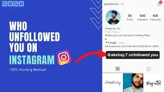 How To Check Who Unfollowed You On Instagram | How To Find Who Unfollow You On Instagram | Hindi