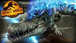 GODZILLA CROC SMASHES THE ARENA!!! - Jurassic World Alive