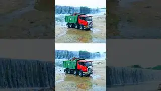 Tata Dumper Accident Highway Road ? Cartoon Jcb Truck video | CS Toy