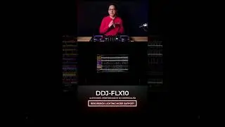 A DJ controller that also controls DMX lighting! DDJ-FLX10