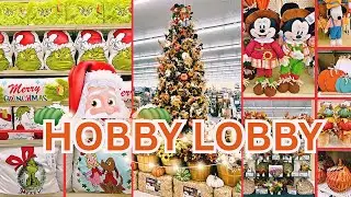 NEW Hobby Lobby 2025 Fall Home Decor/ Plus Christmas 2025 Bonus Footage!!! 