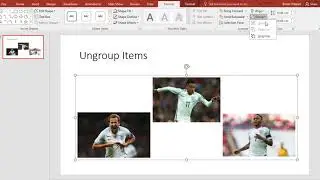 Microsoft PowerPoint - How to Ungroup Items